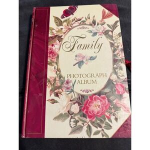 Robert Frederick Family Photograph Album Vintage Floral Die Cut Frames 1999